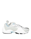 Lanvin Multicolor Fabric And Rubber Flash-x Sneakers In White