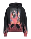 Heron Preston Man Sweatshirt Black Size Xl Cotton In Black