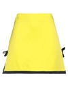 Msgm Woman Mini Skirt Yellow Size 6 Viscose, Polyester