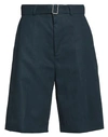 JIL SANDER JIL SANDER MAN PANTS SLATE BLUE SIZE 34 LINEN