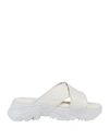 N°21 WOMAN SANDALS OFF WHITE SIZE 8 SOFT LEATHER