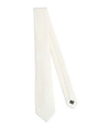 Lanvin Man Ties & Bow Ties Cream Size - Silk In White
