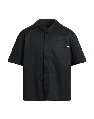Neil Barrett Man Shirt Black Size Xl Cotton In Black