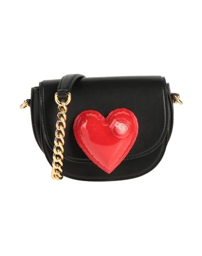 Moschino Woman Cross-body Bag Black Size - Leather