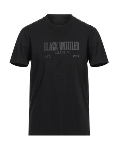Valentino Garavani Man T-shirt Black Size 3xl Cotton
