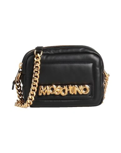 Moschino Woman Cross-body Bag Black Size - Leather