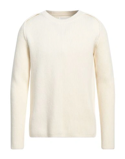 Jil Sander Man Sweater Cream Size 36 Wool In White