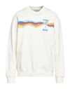 Casablanca Man Sweatshirt White Size M Organic Cotton In White