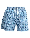 Fedeli Man Swim Trunks Azure Size Xxl Recycled Polyester In Blue