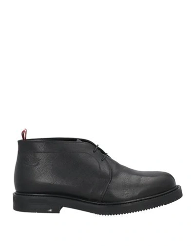 Bally Man Ankle Boots Black Size 6.5 Calfskin