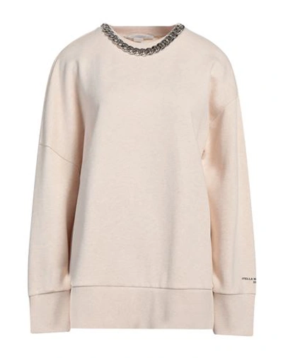 Stella Mccartney Truelife Oversized Sweatshirt In Beige