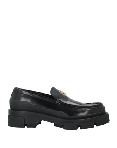 Givenchy Woman Loafers Black Size 10 Calfskin