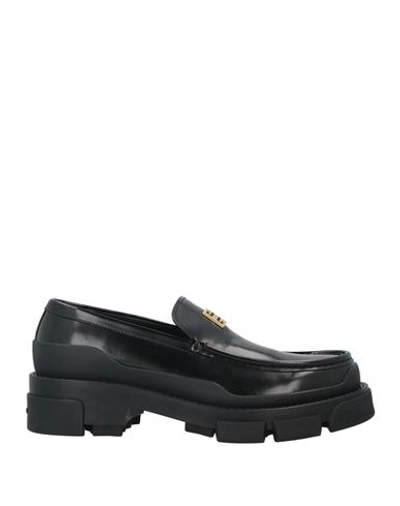 GIVENCHY GIVENCHY WOMAN LOAFERS BLACK SIZE 10 CALFSKIN