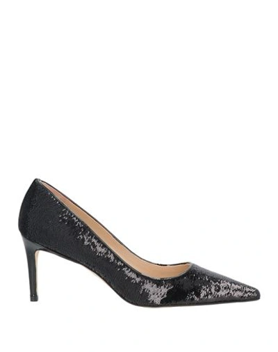 Stuart Weitzman Woman Pumps Black Size 10 Textile Fibers