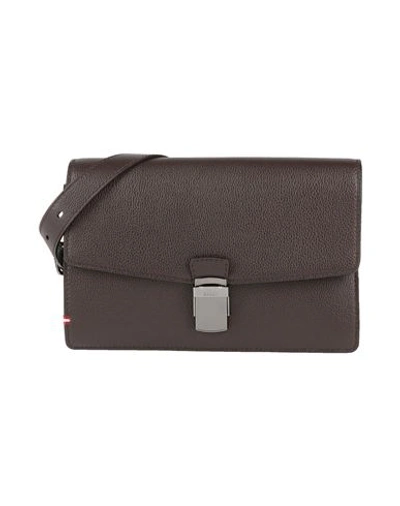 Bally Man Cross-body Bag Dark Brown Size - Soft Leather