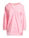 Marni Woman Top Pink Size 10 Cotton