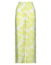 Armani Exchange Woman Pants Lime Green Size 14 Viscose, Polyamide In Green