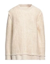 Maison Margiela Woman Sweater Ivory Size Xs Hemp, Cotton In White