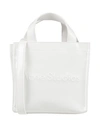 Acne Studios Woman Handbag White Size - Polyurethane, Polyester In White