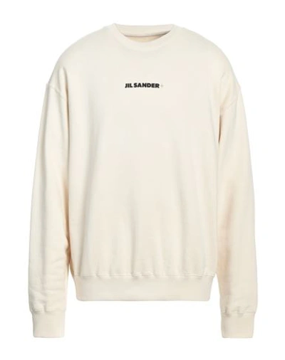 Jil Sander Cotton Crew-neck Sweatshirt In Neutral