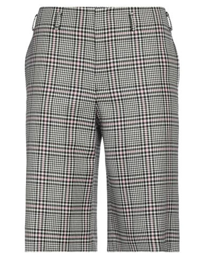 Comme Des Garçons Man Shorts & Bermuda Shorts Ivory Size Xl Wool In White