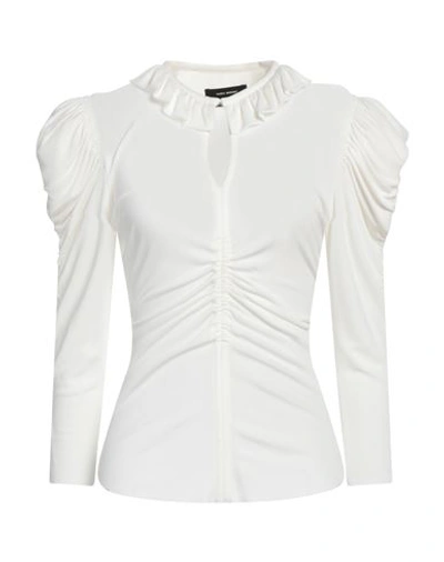 Isabel Marant Woman Top Cream Size 10 Viscose In White