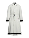 Neil Barrett Man Overcoat & Trench Coat Beige Size 38 Cotton, Polyamide