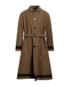 Neil Barrett Man Overcoat & Trench Coat Khaki Size 38 Cotton, Polyamide In Beige