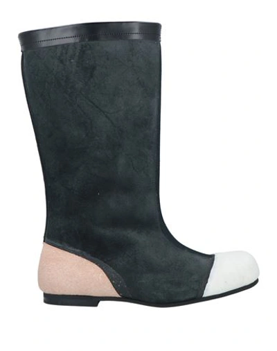 Comme Des Garçons Woman Boot Black Size 8 Leather