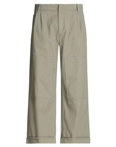 Etro Man Jeans Sage Green Size 34 Cotton, Elastane