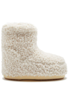 MOON BOOT NEUTRAL ICON LOW FAUX-SHEARLING BOOTS