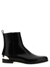 Alexander Mcqueen Leather Ankle Boots