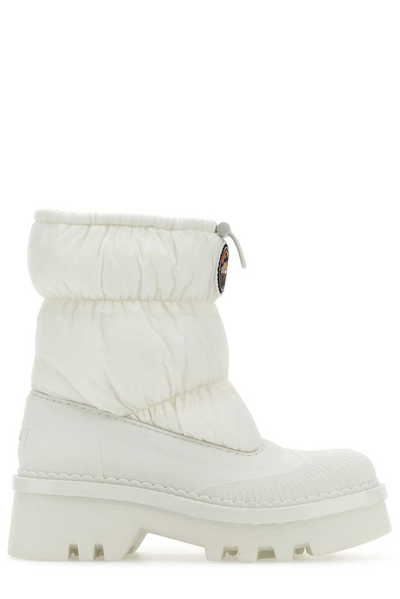 Chloé Quilted Rain Boots In White
