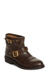 Golden Goose Biker Harness Low Boot In Dark Brown