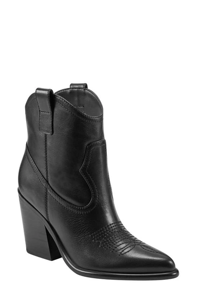 Marc Fisher Ltd Jalella Pointed Toe Western Boot In Black