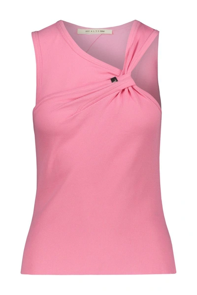 Alyx 1017  9sm Lightercap Twist Tank Top Clothing In Pink & Purple