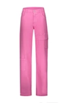 Alyx Pink Oversized Jeans In Pink & Purple