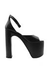Balenciaga Camden 160 Platform Sandals In Calf Leather In Black