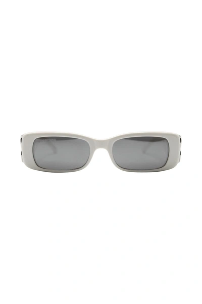 Balenciaga Women's Dynasty 51mm Rectangular Sunglasses In White
