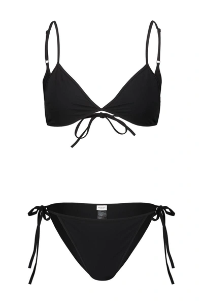 Balenciaga Set Bikini Minimal In Black