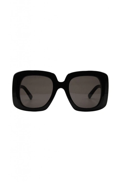 Balenciaga Shiny Black Square-frame Sunglasses Accessories
