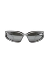 Balenciaga Swift Oval Sunglasses Accessories In Grey
