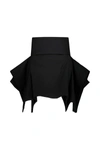 Comme Des Garçons Cape In Black