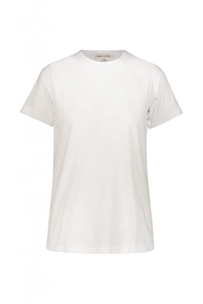 Comme Des Garçons White Jersey Backless T-shirt Clothing