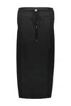 Courrèges Drawstring Tracksuit Maxi Skirt In Black
