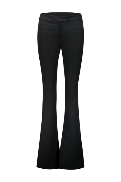 Courrèges Twill Zipped Pants In Black