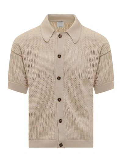 Covert Short Sleeves Polo In Beige