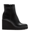 La Canadienne Go Leather Bootie In Blk