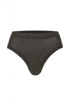 Frenckenberger Elasticated Waistband Knitted Briefs In Green