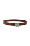 Frenckenberger Belt In Leather In Brown